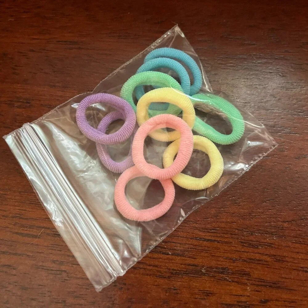 Pastel hair elastics NWOT *free in bundle*